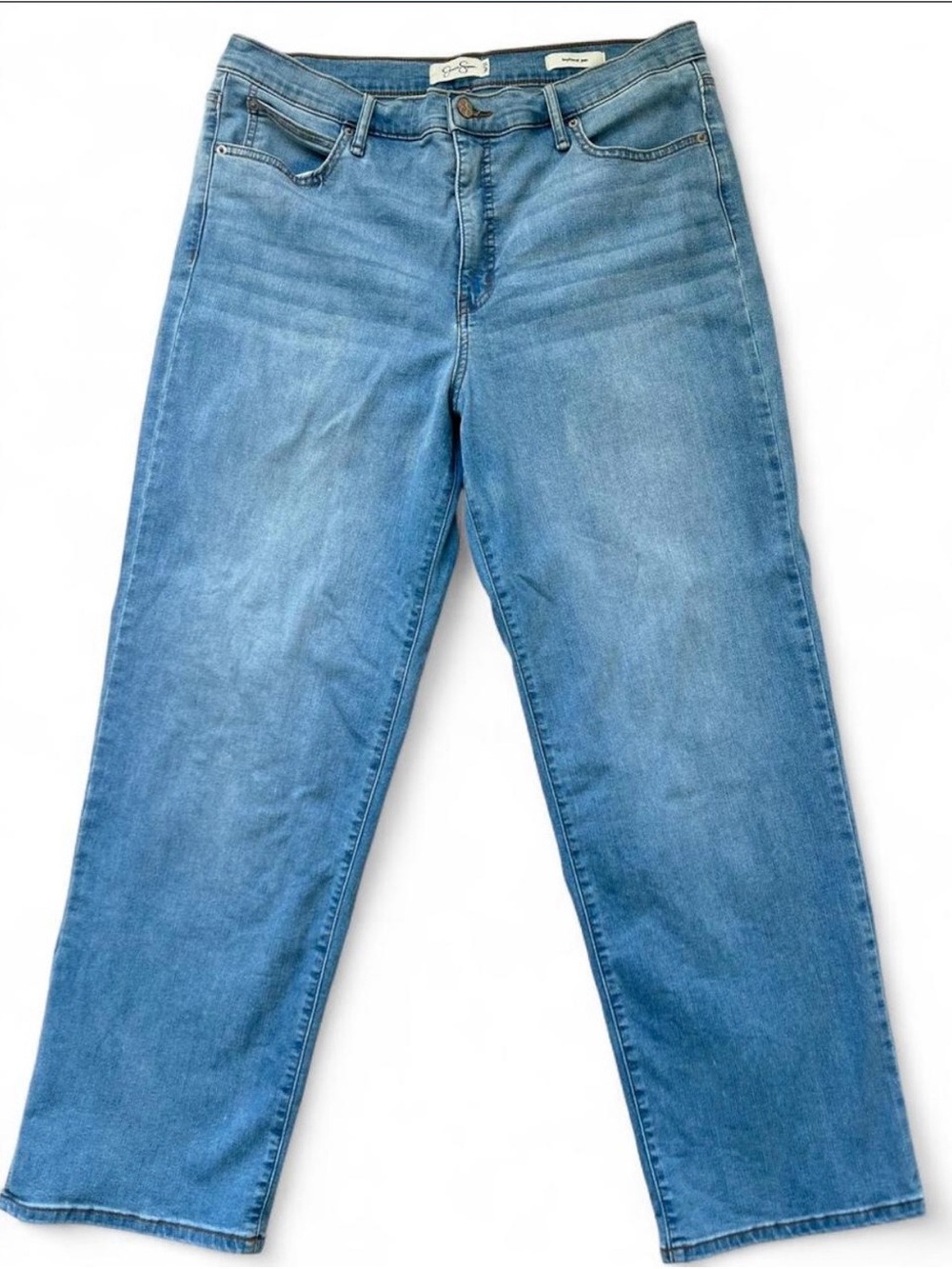 Jessica Simpson Boyfriend Jeans Light Wash Stretch Denim Women’s 16/33